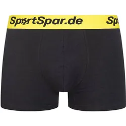 Sportspar.de Herren "Sparbuchse" Boxershorts schwarz-gelb-S