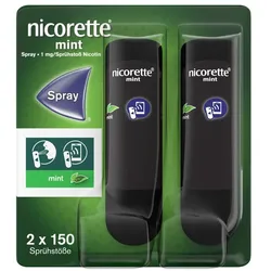 nicorette mint Spray zur Raucherentwöhnung, mit App-Funktion