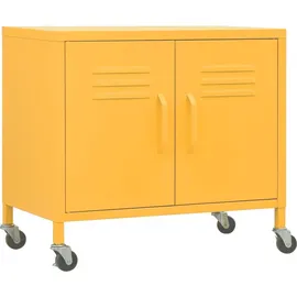 vidaXL Senfgelb Aktenschrank 60 x 35 x 49 cm