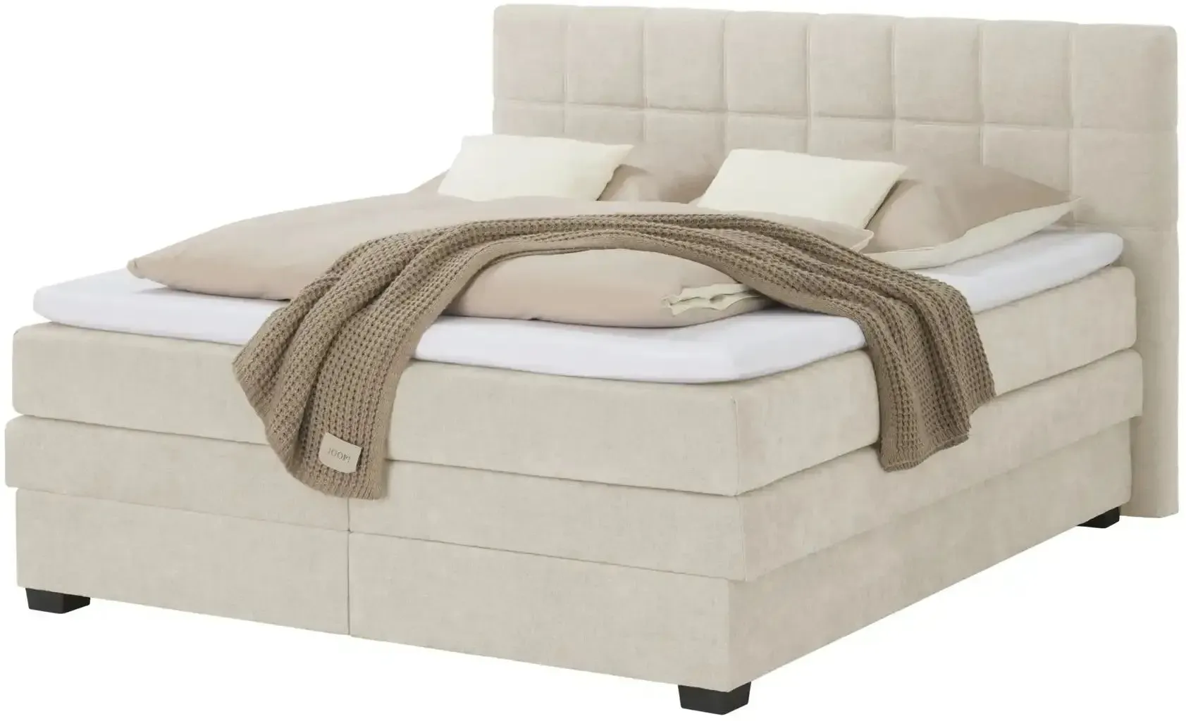 vanDoorn Boxspringbett mit Bettkasten  Canto , creme , Maße (cm): B: 194 H: 119
