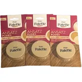 Poly Palette Kompaktes Ansatz Puder Hellblond x3