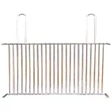 5 Stück BBQ-Kaminrost mit schwerer Stange zum Braten, Campinggrill