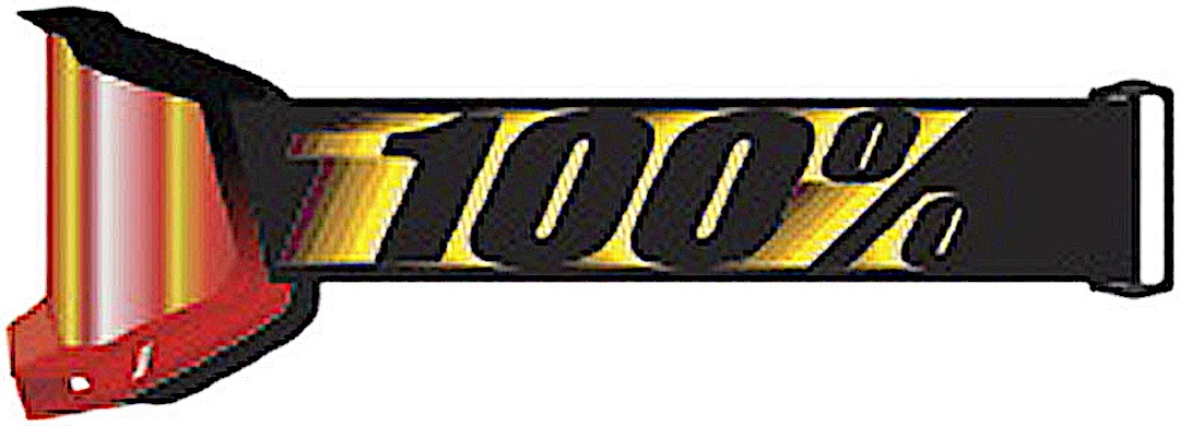 100% Accuri II Motorcross bril, zwart-geel