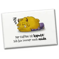 Speecheese Freches Monster in gelb Souvenir Souvenir Magnet mit