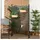 Outsunny Teichzaun 93 x 150 cm Braun/Metall