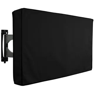 Schutzhülle Fernseher Outdoor Wetterfeste, staubdichte Outdoor-TV-Abdeckung, Beige, 32 Zoll, 36 Zoll, 40 Zoll, 46 Zoll, 50 Zoll, 55 Zoll, 60 Zoll, 65 Zoll, schützt den TV-Bildschirm, Garten, Terrasse,