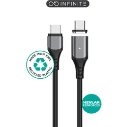 eSTUFF INFINITE Magnetic USB-C - C 2.0 Cable PD100W 480 Mbps - Kabel - Digital/D