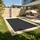 Tectake Poolabdeckung schwarz 274 cm x 549 cm