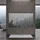 doporro Duschwand Duschtrennwand 140x200 Walk-In Dusche mit Doppel-Stabilisator aus Echtglas 10mm ESG-Sicherheitsglas Klarglas mit Labyrinth-Design