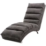 Lvhom Relaxliege, Grau, Textil, 55x84x148 cm, Wohnzimmer, Sessel, Relaxliegen