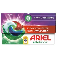 ARIEL All-in-1 Color+ Colorwaschmittel (19 WL, 19 Pods) blau|grün|lila