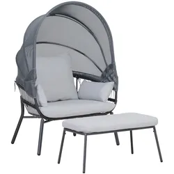 Ambia Garden Loungesesselkombination KARLSBAD - B/H/T ca. 102,00x152,00x93,00