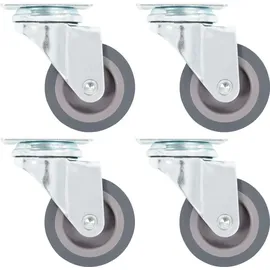 vidaXL Lenkrollen 4 Stk. 50 mm Grau