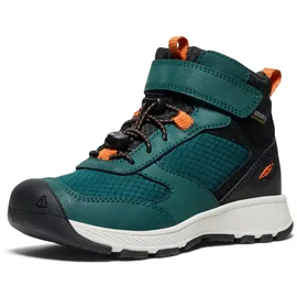 Keen Skua Mid WP Wanderschuhe Schwarz/Türkis 27