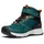 Keen Skua Mid WP Wanderschuhe Schwarz/Türkis 27