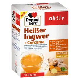 Doppelherz Aktiv Heißer Ingwer + Curcuma Granulat 10 St.