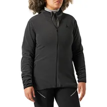 Odlo Damen Hoodyjacke mit Reißverschluss ROY, shale grey - black stripes, S