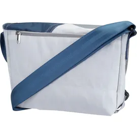 360 Grad 360Grad Törn in Weiß/Streifen Blau/Zahl Grau (6.5 Liter), Umhängetasche