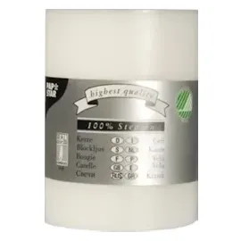 Papstar Stumpenkerze 7 x 10 cm weiss