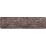 vidaXL Teppichläufer MARSA Grau 450 x 80 cm Polyester und PVC