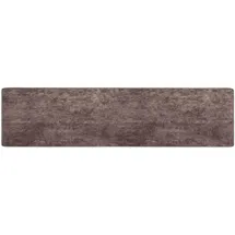 vidaXL Teppichläufer MARSA Grau 450 x 80 cm Polyester und PVC