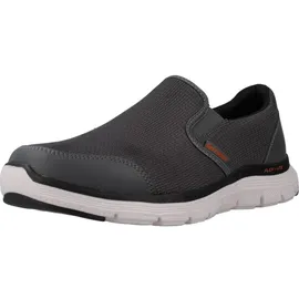 SKECHERS Slipper Slipper Kunstleder/Mesh - Grau Gr.: 42