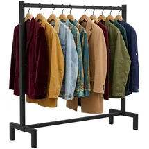 CLP Melva Garderobenständer 120x38x120 schwarz