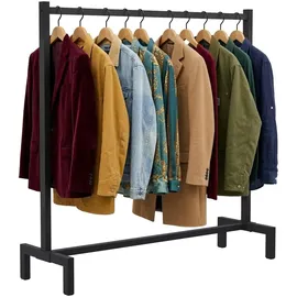 CLP Melva Garderobenständer 120x38x120 schwarz