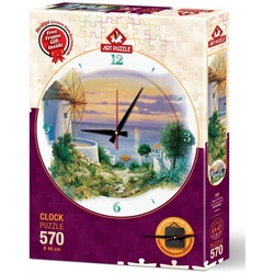 Heidi Cheese Line HeiDi Art Puzzle 570 pcs. 5005 With real clock Aegean time
