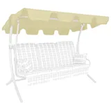 Angerer Freizeitmöbel GmbH Hollywoodschaukel Sonnendach Universalgröße - passend für viele Hollywoodschaukeln - Schaukeldach Made in Germany (Swingtex Elfenbein, Universalgröße)