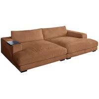 KAWOLA Big, Braun, Echtholz, 3-Sitzer, Füllung: Komfortschaum, 290x85x170 cm,