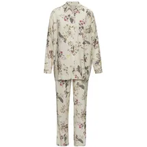 LASCANA Pyjama ecru geblümt 48/50