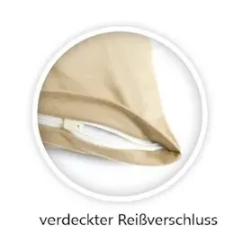 EXKLUSIV HEIMTEXTIL Jersey Kissenbezug 2er Set 80 x 80 cm sand