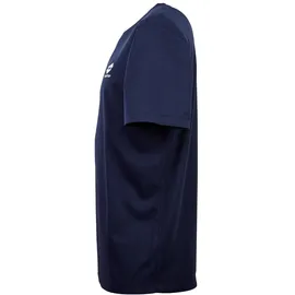lotto Rundhalsshirt LOTTO, Herren, Gr. S (44/46), blau (marineblaus), 100% Polyester, unifarben, normal, Rundhals, gerader Abschluss, Shirts Rundhalsshirt, - atmungsaktiv und schnelltrocknend