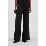 Boss Tiwi Premium Wide Leg Hosen Schwarz 42