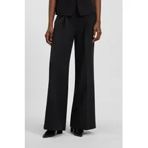 Boss Tiwi Premium Wide Leg Hosen Schwarz 42