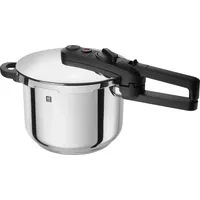 Zwilling EcoQuick II Schnellkochtopf/Dampfdrucktopf, Ø 22 cm, 6L, für alle Herdarten inkl. Induktion, 18/10 Edelstahl, Silber