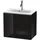 Duravit Waschtischunterschrank 2 Auszüge 62 x 55 x 39,1 cm Schwarz Hochglanz