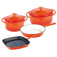 TS-Electronic Gusseisen-Kochgeschirr-Set 4-tlg.