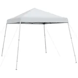 Costway Faltpavillon 3,04 x 3,04 m Weiß/Silber