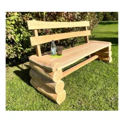 Holzbank Massiv Allgäu - Gartenbank aus Robinie/Lärche - 170 cm breit - robuste Sitzbank für Garten & Terrasse
