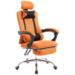 CLP Gaming Bürostuhl Fellow mit integrierter Fußablage orange