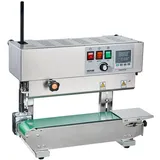 Vevor Durchgehende Beutelband-Versiegelungsmaschine, 0,24-0,47 Zoll/6-12 mm Siegelbreite, vertikale Bandsiegelmaschine mit digitaler Temperaturregelung, Beutelsiegelgerät aus Edelstahl für 0,02-0,8 mm starke Plastikbeutelfolien