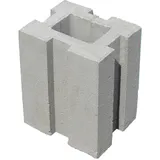 Diephaus Pfostenfundamentstein Grau 34 x 26,5 x 21,5 cm