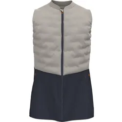 ODLO Herren Weste Vest ZEROWEIGHT INSULATOR, silver cloud - india ink, XL