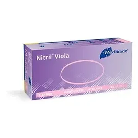 Meditrade Nitril Viola Puderfrei Latexfrei Gr. XL
