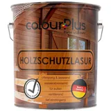 ColourPlus Holzschutzlasur außen 5 Liter - Teak - wetterfeste Holzschutzfarbe mit UV-Schutz für Gartenmöbel, Zäune und Carports - Holzlasur und Holzschutz Öl-Lasur für außen