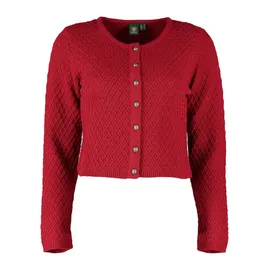 OS-TRACHTEN Trachten Strickjacke Quivun rot 42
