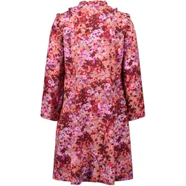 Cartoon Volantkleid Damen mit Rüschen Violett/Rot 38