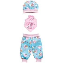 Heless Puppen-Bekleidungs-Set Einhorn Emil & Fee Emma Blau (1080)